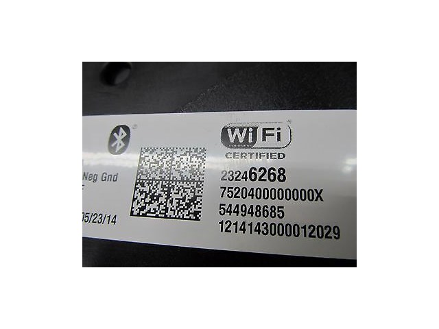 2013-2016 CADILLAC ATS OEM LG BLUETOOTH WIFI CONTROL MODULE 23246268