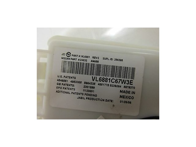 2005-2006 INFINITI G35 SEDAN OEM TEMPERATURE METER MODULE UNIT 24835 AM600