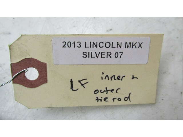 2011-2015 LINCOLN MKX OEM LEFT FRONT INNER OUTER TIE ROD      