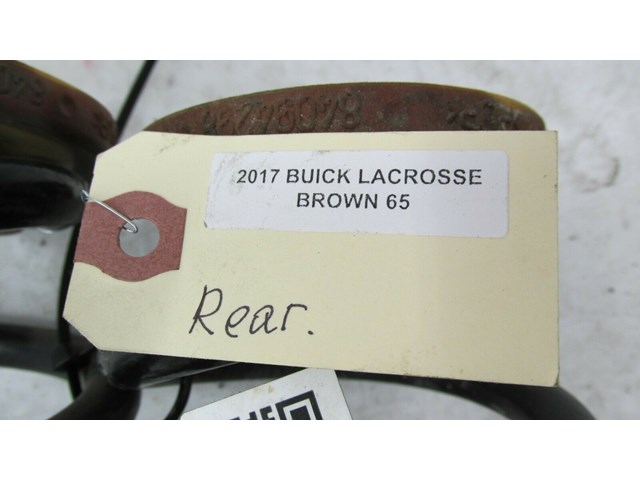 2017-2019 BUICK LACROSSE OEM REAR SUSPENSION COIL SPRINGS SET OF 2     