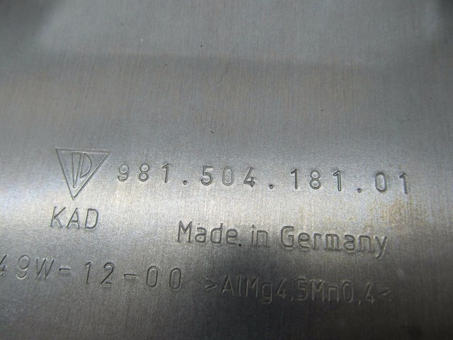 2013-2015 PORSCHE BOXSTER 981 OEM ENGINE ACCESS PANEL HEAT SHIELD COVER PLATE