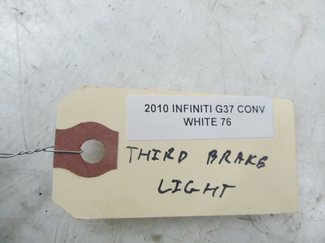 2009-2013 INFINITI G37 CONVERTIBLE OEM REAR THIRD BRAKE LIGHT 