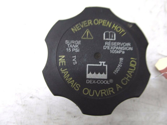 2007-2013 CHEVROLET TAHOE OEM RADIATOR COOLANT OVERFLOW RECOVERY TANK CAP 