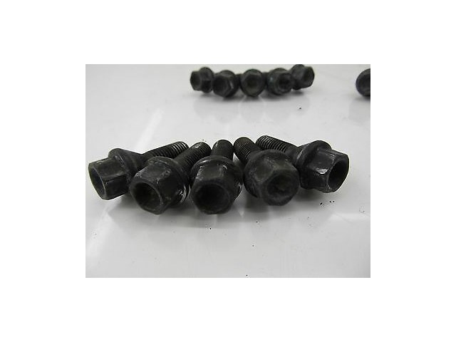 2008-2010 BMW 528i 535i E60 OEM WHEEL LUG BOLTS SET OF 20 RIM SECURE BLACK
