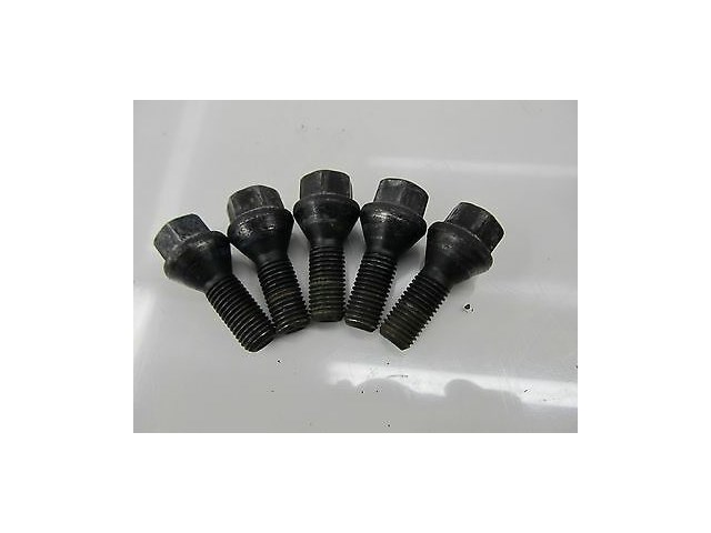 2008-2010 BMW 528i 535i E60 OEM WHEEL LUG BOLTS SET OF 20 RIM SECURE BLACK