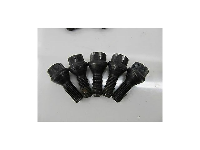 2008-2010 BMW 528i 535i E60 OEM WHEEL LUG BOLTS SET OF 20 RIM SECURE BLACK