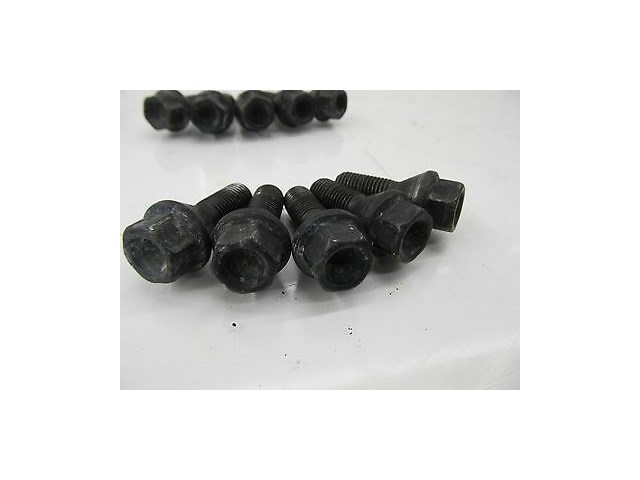 2008-2010 BMW 528i 535i E60 OEM WHEEL LUG BOLTS SET OF 20 RIM SECURE BLACK