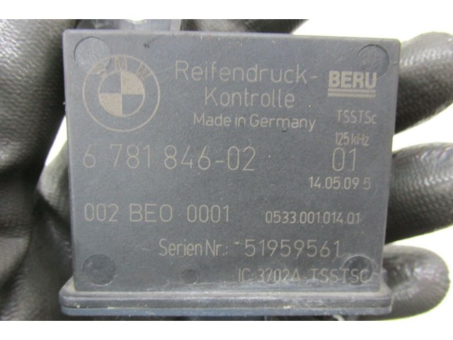 2007-2010 BMW X5 E70 OEM LEFT FRONT TIRE PRESSURE SENSOR CONTROL MODULE 