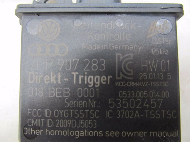 2013-2015 PORSCHE BOXSTER 981 OEM RIGHT REAR TIRE PRESSURE MONITOR TRANSMITTER 