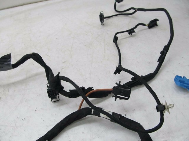 2004-2008 AUDI A8L W12 OEM LEFT FRONT DRIVER UPPER SEAT WIRING HARNESS PLUGS