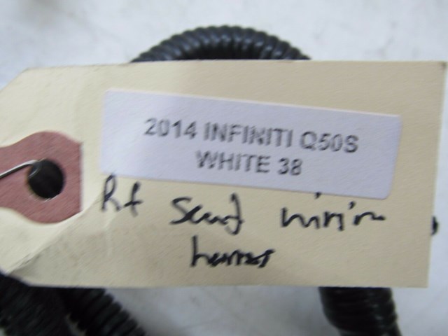 2014-2016 INFINITI Q50 OEM RIGHT FRONT PASSENGER SEAT WIRES WIRING HARNESS