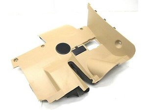 2006-2007 BMW 530XI WAGON E61 OEM LEFT FRONT UNDER DASH PANEL COVER TRIM BEIGE