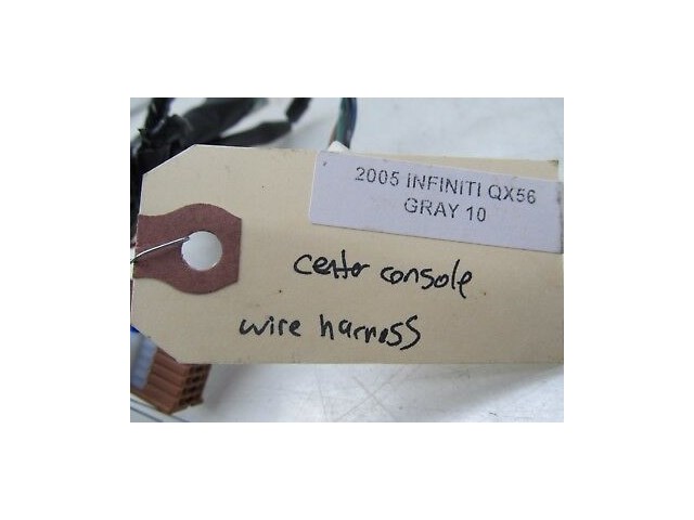 2004-2007 INFINITI QX56 OEM RIGHT FRONT CENTER CONSOLE WIRING HARNESS 
