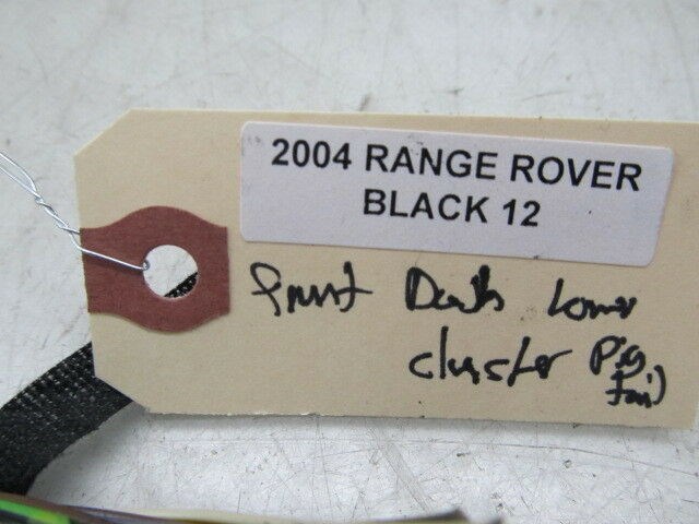 2003-2006 RANGE ROVER HSE OEM FRONT DASH LOWER CLUSTER PIGTAIL WIRING PLUGS