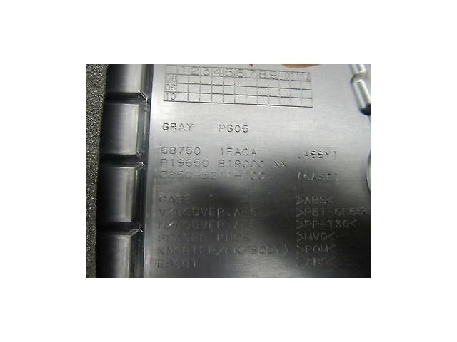 2009-2012 NISSAN 370Z COUPE OEM CENTER RIGHT DASHBOARD DASH A/C AIR VENT