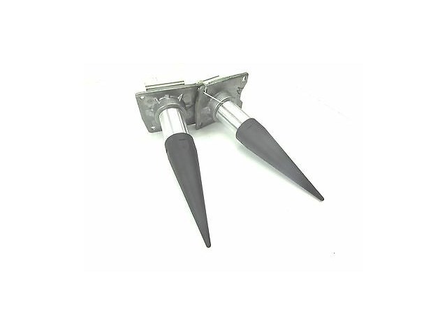 2004-2006 AUDI A8 L QUATTRO D3 OEM REAR BUMPER REINFORCEMENT IMPACT ABSORBER SET