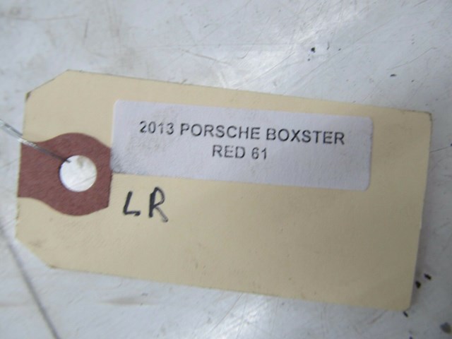 2013-2015 PORSCHE BOXSTER 981 OEM LEFT REAR SIDE SKIRT RETAINER BRACKETS (2)