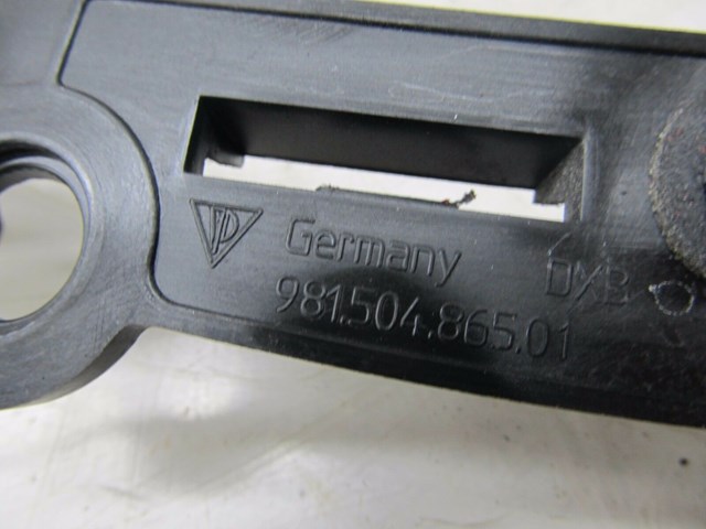 2013-2015 PORSCHE BOXSTER 981 OEM LEFT REAR SIDE SKIRT RETAINER BRACKETS (2)