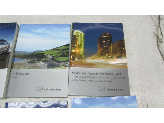 2013 MERCEDES C250 COUPE W204 OEM OWNERS MANUAL BOOKLETS WITH POUCH 