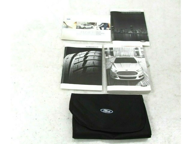 2014 FORD FUSION OEM OWNERS MANUAL BOOKLETS WITH POUCH 