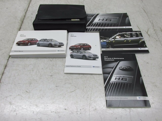 2010-2014 SUBARU IMPREZA OEM OWNERS MANUAL USER GUIDE 