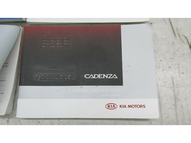  2014 KIA CADENZA OEM OWNERS MANUAL SET BOOKS NAVIGATION GUIDE 