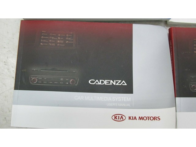  2014 KIA CADENZA OEM OWNERS MANUAL SET BOOKS NAVIGATION GUIDE 