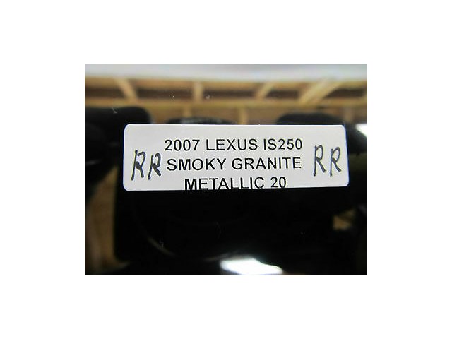 2006-2008 LEXUS IS250 XE20 OEM RIGHT REAR BACK EXTERIOR QUARTER AUTO GLASS