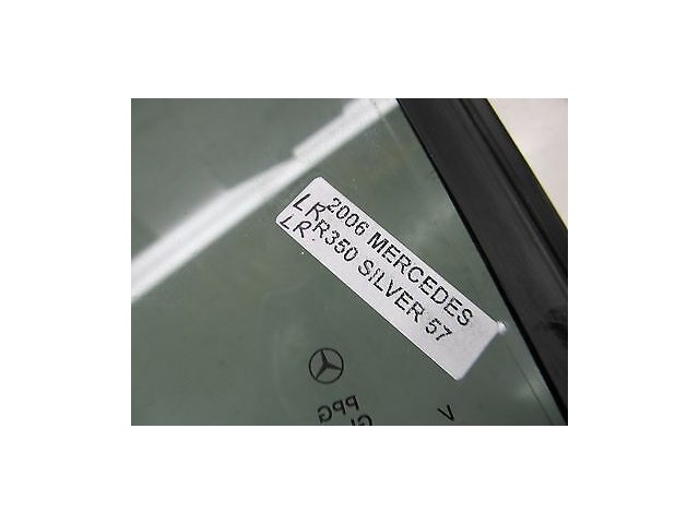 2006-2009 MERCEDES R350 W251 OEM LEFT REAR DOOR CORNER QUARTER AUTO GLASS