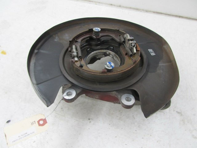 2009-2013 INFINITI G37 CONVERTIBLE OEM LEFT REAR WHEEL KNUCKLE DUST SHIELD 