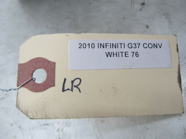 2009-2013 INFINITI G37 CONVERTIBLE OEM LEFT REAR WHEEL KNUCKLE DUST SHIELD 