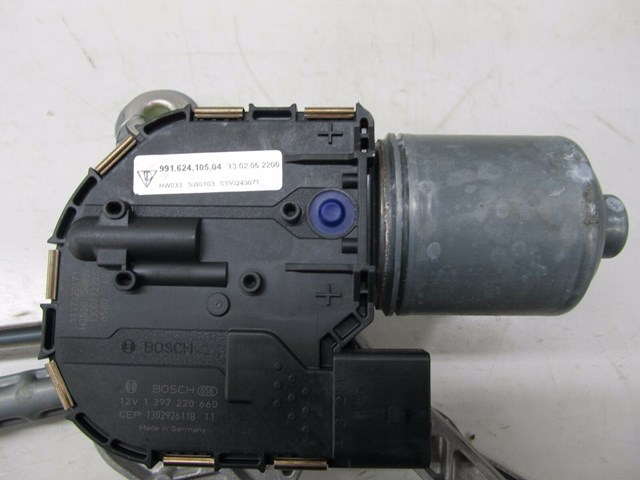 2013-2015 PORSCHE BOXSTER 981 OEM WINDSHIELD WIPER LINKAGE W/ MOTOR ASSEMBLY