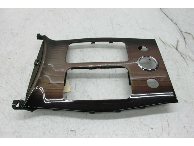 2011-2018 INFINITI M37 Q70 OEM CENTER GEAR SHIFTER SURROUND WOODGRAIN TRIM 