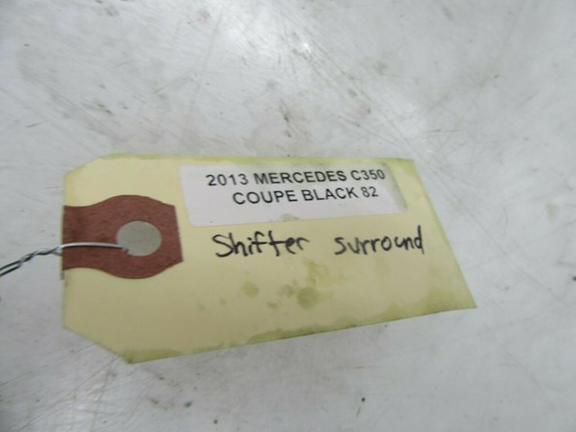 2012-2015 MERCEDES C350 COUPE OEM CENTER CONSOLE SHIFT SHIFTER TRIM CHROME