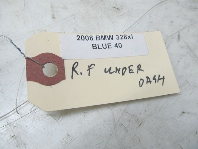 2007-2010 BMW 328xi E90 OEM RIGHT FRONT UNDER DASH MODULE 106818 10 