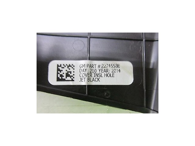 2013-2016 CADILLAC ATS OEM RIGHT FRONT UNDER DASH COVER 22745588