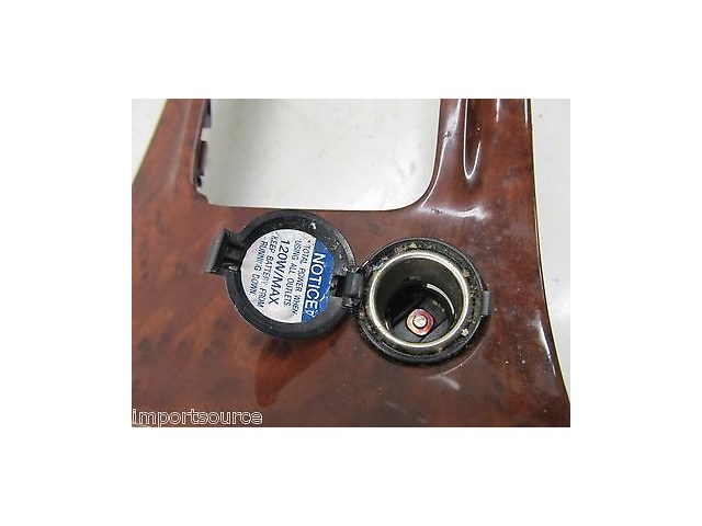 2003-2008 TOYOTA COROLLA OEM FRONT CENTER SHIFTER BEZEL TRIM W/ 12V 120W SOCKET 