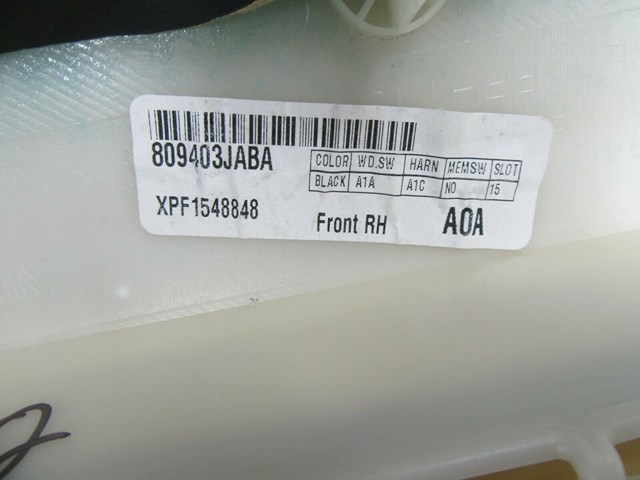 2013-2015 INFINITI QX60 JX35 OEM RH RIGHT FRONT DOOR PANEL ARM REST BLACK