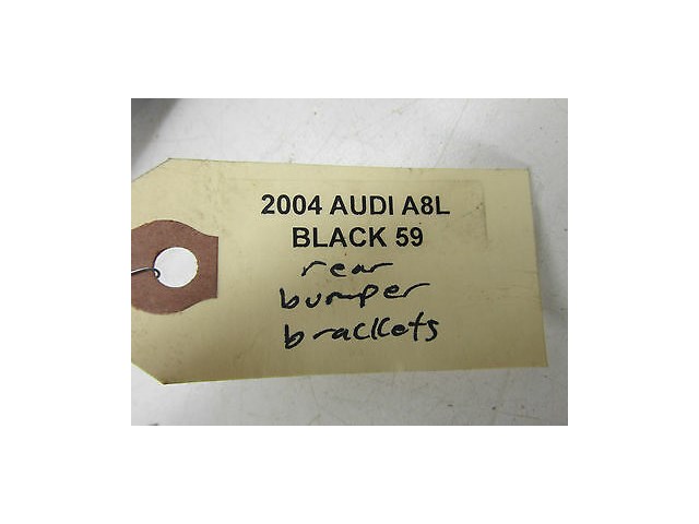 2004-2006 AUDI A8 L QUATTRO D3 OEM REAR BUMPER BRACKETS SET PAIR OF 2