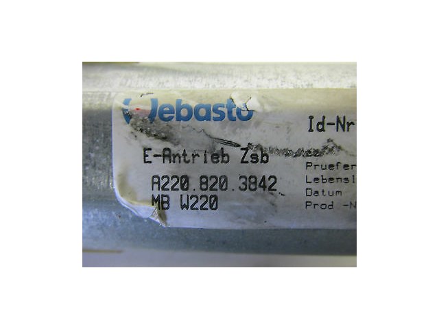 2003-2006 MERCEDES BENZ S55 AMG W220 OEM SUNROOF SUN ROOF REGULATOR MOTOR