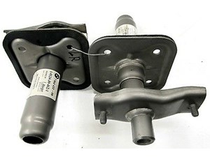 2006-2007 BMW 530XI WAGON E61 OEM REAR BUMPER IMPACT SHOCK ABSORBER BRACKET SET