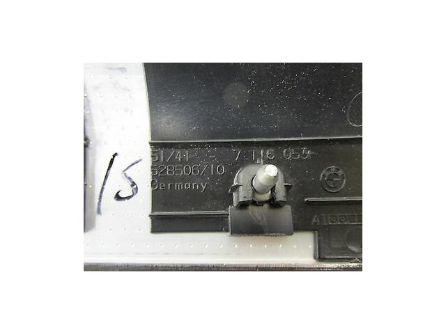 2006-2010 BMW M6 E63 OEM RIGHT FRONT DOOR PANEL ///M WOOD GRAIN TRIM STRIP