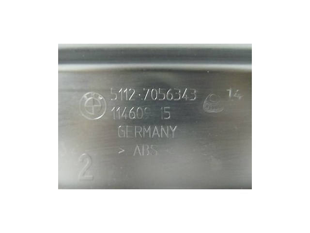 2008-2010 BMW 535xi 528 E60 OEM UPPER CENTER REAR BUMPER COVER BRACKET STRIP