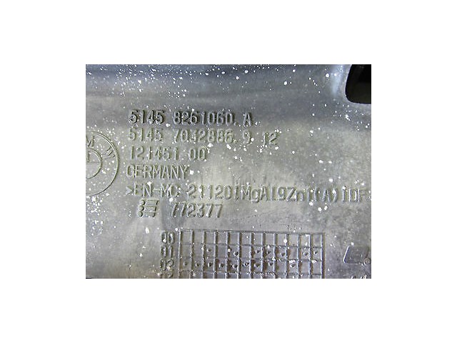 2002-2004 BMW 745LI E66 OEM FRONT CENTER DASH STORAGE COMPARTMENTS WOOD GRAIN