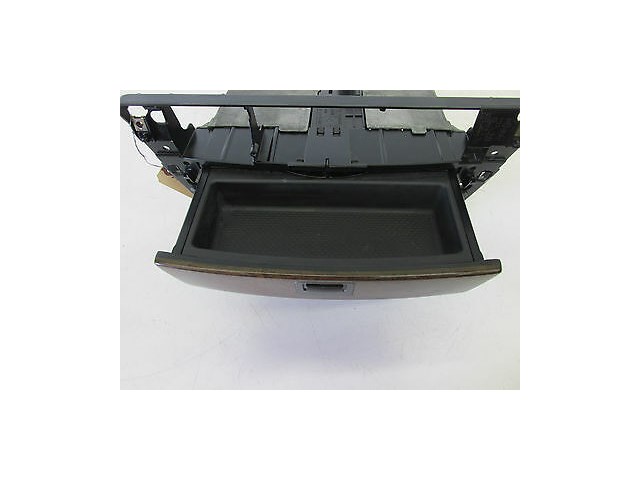 2002-2004 BMW 745LI E66 OEM FRONT CENTER DASH STORAGE COMPARTMENTS WOOD GRAIN