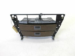 2002-2004 BMW 745LI E66 OEM FRONT CENTER DASH STORAGE COMPARTMENTS WOOD GRAIN