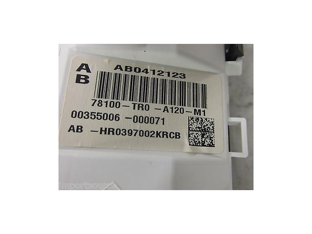 2012-2014 HONDA CIVIC COUPE OEM LEFT FRONT CENTER DASH SPEEDO CLUSTER 58K 