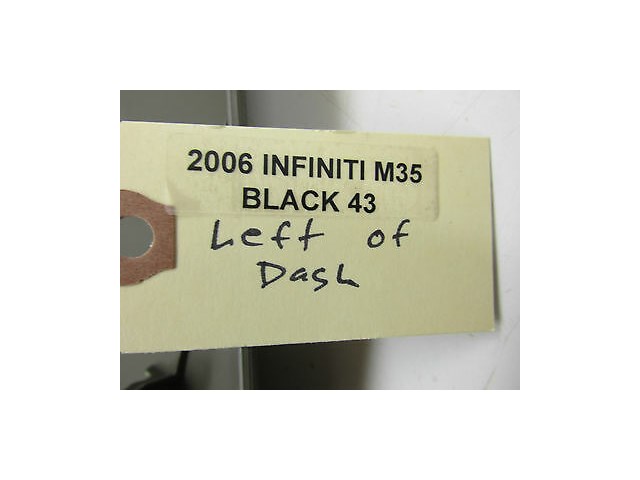 2006-2009 INFINITI M35 OEM LEFT FRONT DASHBOARD DASH END COVER LID TRIM