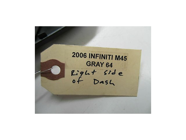 2006-2009 INFINITI M45 M35 OEM RIGHT FRONT DASHBOARD DASH SIDE END COVER TRIM