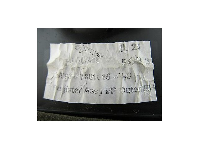 2004-2007 JAGUAR XJR X350 OEM FRONT RIGHT DASH DRIVER AIR FLOW VENT (AIR FLOW)  